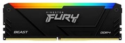 32GBDDR4-3200KingstonFURY®BeastDDR4RGB,PC24000,CL16,2Rx8,1.35V,Auto-overclocking,AsymmetricBLACKlow-profileheatspreader,DynamicRGBeffectsfeaturingKingstonFURYInfraredSynctechnology,IntelXMPReady(ExtremeMemoryProfiles)