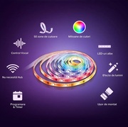 TP-LINKTapoL930-5,SmartWi-FiLEDDimmableStrip,Multicolor,Multizone+White,5Meters,1000lm