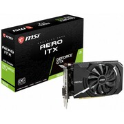 MSIGeForceGTX1650AEROITX4GOCV1/4GBGDDR5128Bit1695/8000Mhz,DVI-D,HDMI,DisplayPort,SingleFan-ITXThermaldesign,TORXFan2.0,OCScanner,Retail