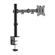 BrateckLDT42-C012SingleMonitorSteelArticulatingMonitorArm,for1monitor,Clamp-on,17"-32",+45°~-45°tilt;+90°~-90°swivel;360°rotate,VESA:75x75,100x100,ArmExtend:390mm,WeightCapacity8Kg