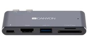 DockingStationCanyonDS-5,5-in-1,1xThunderbolt3,1xUSB3.0,1xHDM,1xSD,1xTF