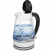 KettlePolarisPWK1704CGL,Glass,2200W,1.7l,concealedheatingelement,360°swivelbase,white