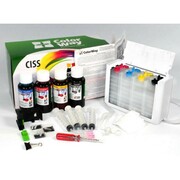 CISSColorWayCanonMG2440CN-4.1NCforMG-2440/2450/2540/2550,IP2840(damper)withink4x100ml(sistemCISS/СНЧПсистемабеспрерывнойподачичернил)
