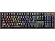 MARVO"KG917",MarvoKeyboardMechanicalKG917WiredGamingUS,RainbowBacklight,MultimediaButtonsandScroll