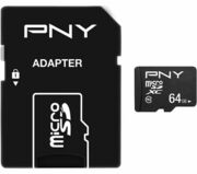 64GBPNYPerformancePlusMicroSDXCUHS-IClass10+AdapterMicroSD->SD,P-SDU64G10PPL-GE(carddememorie/картапамяти)