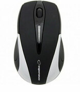 EsperanzaEM101S,WirelessOpticalMouse,2.4GHz,NanoReciver,USB,Black/Silver
