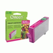 Green2GN-H-920M(XL)-C,HP920XL-C(CD973A)Compatible,13ml,Magenta:HPOfficejet6000-E609a(dwn)(n)(wireless)/6500AIO-E709c(wirelessAIO-E709q)/6500AeAIO-E710a(pluseAIO-E710n)/7000WideFormat-E809/7500AWideFormateAIO-E910a