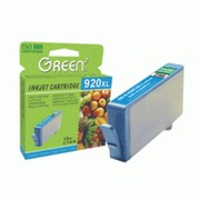 Green2GN-H-920C(XL)-C,HP920XL-C(CD972A)Compatible,13ml,Cyan:HPOfficejet6000-E609a(dwn)(n)(wireless)/6500AIO-E709c(wirelessAIO-E709q)/6500AeAIO-E710a(pluseAIO-E710n)/7000WideFormat-E809/7500AWideFormateAIO-E910a