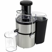 JuicerExtractorPolarisPEA0934A,900Wpoweroutput,juicecollectioncontainer0.4lremovablepulpcontainer1.25l,feedingtube(65mm),2speeds,stainlesssteel