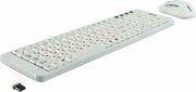 DialogKatana-RF2,4GнаборUSB:ММ-клавиатура+оптическаямышка,цветбелый