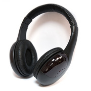 DialogHomeline-RFстереонаушникисрег.громкости,черные(FM,микрофонвбазе,радионяня,аудио-диалог)