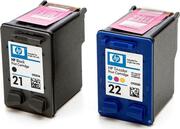 HP№21/22Combo-packInkjetCartridges