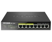 D-LinkDGS-1008P/D1AL2UnmanagedSwitchwith810/100/1000Base-Tports(4PoEports802.3af/802.3at(30W),PoEBudget68),8KMacaddress,Auto-sensing,Metalcase