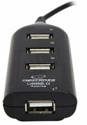 EsperanzaUSBHubEA116,mini-size,4ports,USB2.0