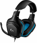 "GamingHeadsetLogitechG432,50mmdriver,20-20000Hz,39Ohm,107dB,280g,3.5mm/USB,Black/Blue.