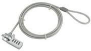 GembirdLK-CL-01Cablelockfornotebooks(4-digitcombination),4mmsteelcable