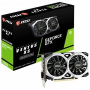 MSIGeForceGTX1650D6VENTUSXS4GOC/4GBGDDR6128Bit1620/12000Mhz,DVI-D,HDMI,DisplayPort,Dualfan-CustomizedDesign,TORXFan2.0,GamingApp,Retail