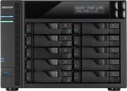 10-bayNASServerASUSTOR"AS6210T",IntelCeleronN3150(Quad-Core)1.6-2.24GHz,4GBDDR3L(Max.8GB),2.5"/3.5"SATAx10(HotSwap),LCDPanel,USB3.0x3,USB2.0x2,eSATAx2,GigabitLANx4,HDMI,S/PDIF,AES-NI,HT,IR,Surveillance:<25(4Free)