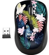 TrustYviParrotWirelessMouse,8m2.4GHz,Microreceiver,800-1600dpi,4button,Rubbersidesforcomfortandgrip,USB
