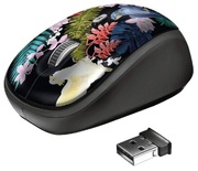 TrustYviParrotWirelessMouse,8m2.4GHz,Microreceiver,800-1600dpi,4button,Rubbersidesforcomfortandgrip,USB