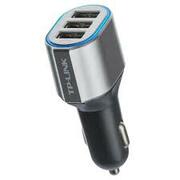 USBCarCharger-TP-LINKCP230,Silver,3xUSBcharger5V/2.4A,DC12/24V(TotalOutput5V/6.6A),ExclusiveAutoDetect&SmartChargingTechnology,1.65XFastCharging
