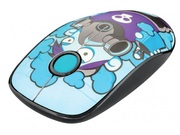 TrustSketchBlueWirelessMouse,SilentClick,15m2.4GHz,Microreceiver,1600dpi,3button,USB