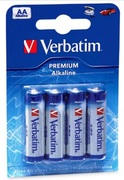 VerbatimAlcalineBatteryAA,4pcs,Blisterpack