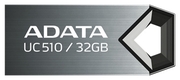 32GbUSB2.0FlashDriveADATADashDriveUC510,titanium(Read-18MB/s,Write-5MB/s),FeatherlightDurability
