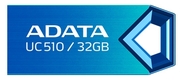 32GbUSB2.0FlashDriveADATADashDriveUC510,blue(Read-18MB/s,Write-5MB/s),FeatherlightDurability