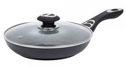 FrypanwithlidRESTOSabik9315326cm,D20cm.Intense,thermospot.black