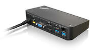 LenovoThinkPadOneLink+Dock(4xUSB3.0,2xUSB2.0,GigabitLAN,VGA,2xDP1.2,Power,Audio,Black)