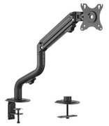Armfor1monitor17"-32"-GembirdMA-DA1-02,Adjustabledeskdisplaymountingarm,Gasspring2-8kg,VESA75/100,armrotates,extendsandretracts,tiltstochangereadingangles,andallowstorotatedisplayfromlandscape-to-portraitmode