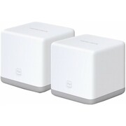 MERCUSYSHaloS12(2-pack)AC1200MeshWi-FiSystem,2LANPort,867Mbpson5GHz+300Mbpson2.4GHz,802.11ac/b/g/n,Wi-FiDead-ZoneKiller,SeamlessRoamingwithOneWi-FiName,Antivirus,ParentalControls