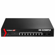 EDIMAXGS-5208PLG,8-PortGigabitPoE+with2SFPSlotsWebSmartSwitch,IEEE802.3af/atPoEcompliant,Upto30Wperport(Total160W)forpoweringPoE-enableddevices,19-inch1Urack-mountbracketsincluded