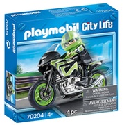 ИгровойнаборPlaymobilMotorcycleWithRider(70204)