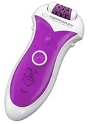 EpilatorEsperanzaBORABORAEBD004Set3in1White-Pink,Powersupply:cord&cordlessoperation,Powerconsumption:3W,Chargingtime:6h,Workingtime:30-40min.Setcontains:maindevice,charger,epilatinghead,shavinghead,callusremover,cleanin