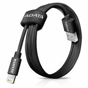 Sync&ChargeLightningcableADATA,Black,AppleMFicertified,100cm,Plastic,HighQuality