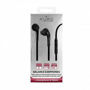 PuroIPHF22BLKStereoEarphoneFlatCableW/answerCallButt