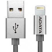 Sync&ChargeLightningcableADATA,Titanum,AppleMFicertified,100cm,Aluminum,Braided,HighQuality