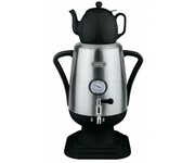 ЭлектросамоварAKAIKS-1070Oнержавеющаясталь/оранжевый/встроенныйтермометр/3.2л/2300Вт