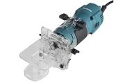Makita3710Фрезеркромочный,530Вт,30000об\м,цанга-6мм,1.5кгповоротнаянаправляющая0-45градMakita