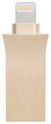 64GBUSB3.1TranscendJetDiveGo500,Gold,USBflashdrivewithLightningOTG(On-The-Go),Lightning:upto20MB/s/USB3.1Gen1:upto130MB/s,AppleMFiCertifiedLightning,supportJetDriveGoApp,One-touchbackup,Metal