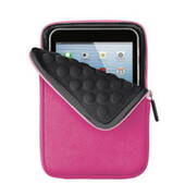 TrustTabletCase7-8"-Anti-shockBubbleSleeve-Pink,Easyaccessibleentrancewithzipper,Durableneoprenematerial,Compartmentsize:135x200mm(foriPadmini/KindleFire/Nexus7/GalaxyTab7")