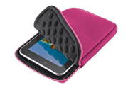 TrustTabletCase7-8"-Anti-shockBubbleSleeve-Pink,Easyaccessibleentrancewithzipper,Durableneoprenematerial,Compartmentsize:135x200mm(foriPadmini/KindleFire/Nexus7/GalaxyTab7")