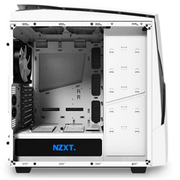 "CaseNZXTNoctis450GlossyWhite+Bluew/oPSU(CA-N450W-W1)Size:MidTowerDriveBays:External5.25"":0Internal3.5""/2.5"":6+2CoolingSystem:Front:2x140/3x120mm(3x120mmFNV2FansIncluded)Top:2x140/3x120mmRear:1x140/120mm