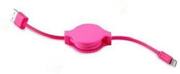 PuroCAPLTRTICONPNKIconRetractableLightningCableMFI0,80m