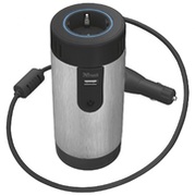 TrustCar230VoltPowerSocket,12VCarpowerinverter,150W,USBchargeconnectionwith2.1A/10Woutputtochargesmartphones,tabletsandnavigationsystems