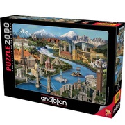 Puzzle2000elementeAtractiituristice