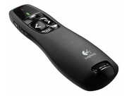 LogitechWirelessPresenterR400,Redlaserpointer,Intuitiveslideshowcontrols,Upto15-meterrange,Batteryindicator