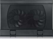 DEEPCOOL"WINDPAL",NotebookCoolingPadupto15.6",2fan-140mmwithfanspeedcontrolbutton,700-1200rpm,<21.5~26.5dBA,115CFM,2viewinganglesadjustable,4xUSBports,Portable&slimdesign,MetalMeshPanel,Black